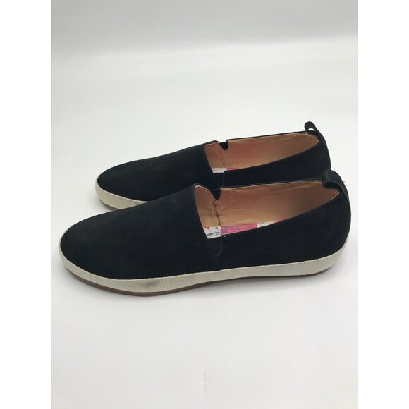 English Laundry Mens Wynne Nubuck Slip On Loafers Black 11.5 - Picture 3 of 7